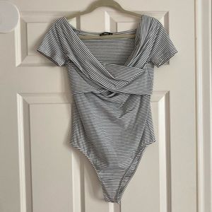 SHEIN Striped Bodysuit